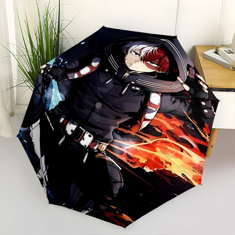 

1pc Anime Hoodie with Unique Print Automatic Opening/Closing Umbrella - Perfect for Fans, Travelers, Everyday Use, and Festive Gifts!C040