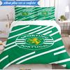 Set Biancheria da Letto 3 Pezzi Emblema Cresta Sporting Cp Stampa 2D (Include 1 Copripiumino + 2 Federe Senza Imbottitura), Decorazione camera da letto, Regalo ventilatore