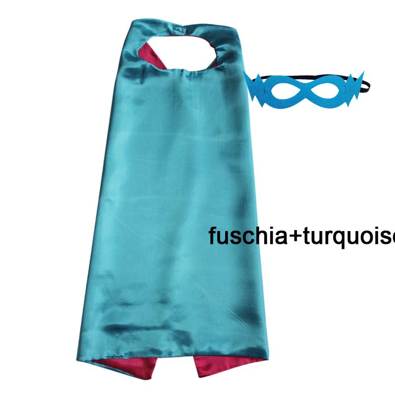 Kids Superhero Capes Plain Satin Solid Capes Boys Girls Birthday Party Favor Anime Cosplay