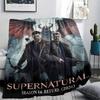 Supernatural Brothers Print Flannel Blanket,High Quality Comfortable for All Seasons,Home Decor,Warmth and Comfort,Perfect for Christmas Gifts