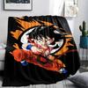 Coperta in Flanella con Stampa Personaggi Dragon Ball, Alta qualità Confortevole per Tutte le Stagioni, Arredamento per la Casa, Calore e Comfort, Perfetta per Regali di Natale