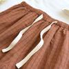 Damen Sommer Pyjama und Strandshorts aus reiner Baumwolle, gewaschen