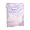 Comfort-Grip A5 Loose-Leaf Notebook: Large Capacity, Clear Sky Cover, Student-Friendly Lined & Grid Pages