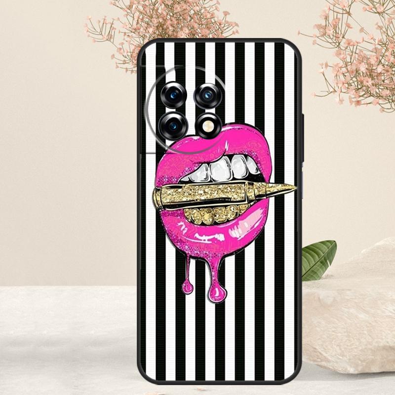 

Sexy Lips KISS Case For OnePlus 15 13 12 11 13T 13R 15R 10R 10T 8T 9 10 Pro Nord 5 CE 4 3 Lite N20 N30 Cover For OnePlus Nord 2