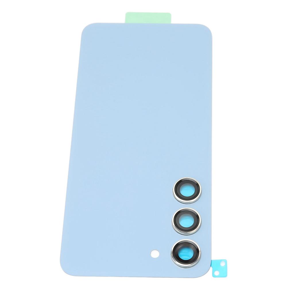 Replacement Back Glass Phone Rear Glass Housing with Pre Installed Camera Lens Tape for Galaxy S23 Blue