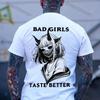 BAD GIRLS TASTE BETTER Devil Girl Print Men's T-and Kids Tshirt