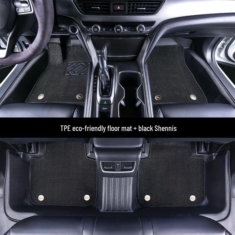 Volkswagen Compatible TPE Floor Mats for Sagitar, Tiguan L, Lavida, Magotan, T-Cross, Golf, Tayron, Bora, Lingdu, and Jetta.