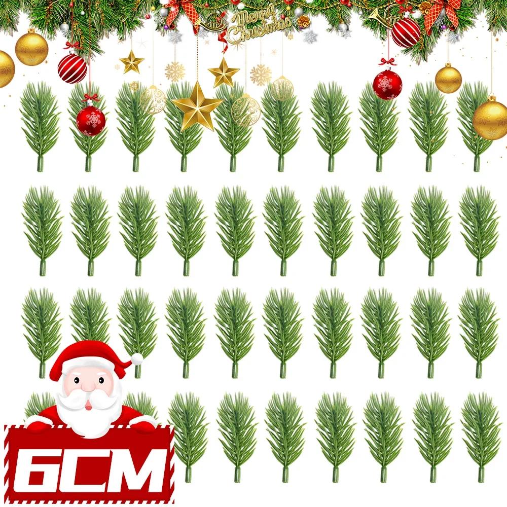 

Wholesale Artificial Pine Needles Branches Garland Green Fake Plants Home Garden Decoration Christmas Decoration Pine Supplies 10PCS