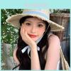 Summer Beach Wide Brim Straw Hat For Women With Sun Protection And Breathability