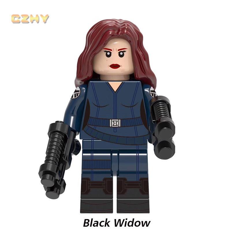 

Новые минифигурки Черной Вдовы, игрушки-строительные блоки супергероев 255#