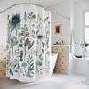 Floral Shower Curtain - Wildflowers, Boho & Cottagecore Style, Botanical Bath Decor, Whimsical Home Decor
