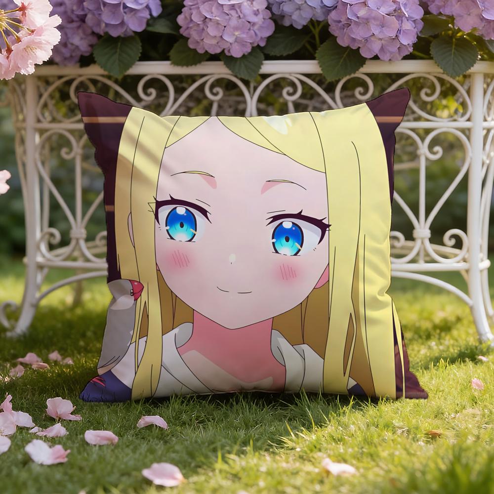 Anime S-Sasaki and Peeps Cushion Cover Home & Car Dual-Scene Pillow Cover: Reversible for Premium Comfort