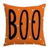 New Halloween Black Cat Striped Linen Pillow Cover Ghost Retro Elements Home Living Room Bedroom Sofa Decoration