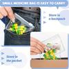 10/ 20pcs Reusable Medicine Bags, Zipper Medicine Bag Set, Bait Bag Jewelry Storage Bags Ziplock Medicine Storage