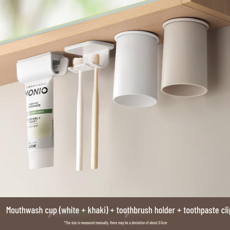 LIEI Magnetic Toothbrush Holder with Cups