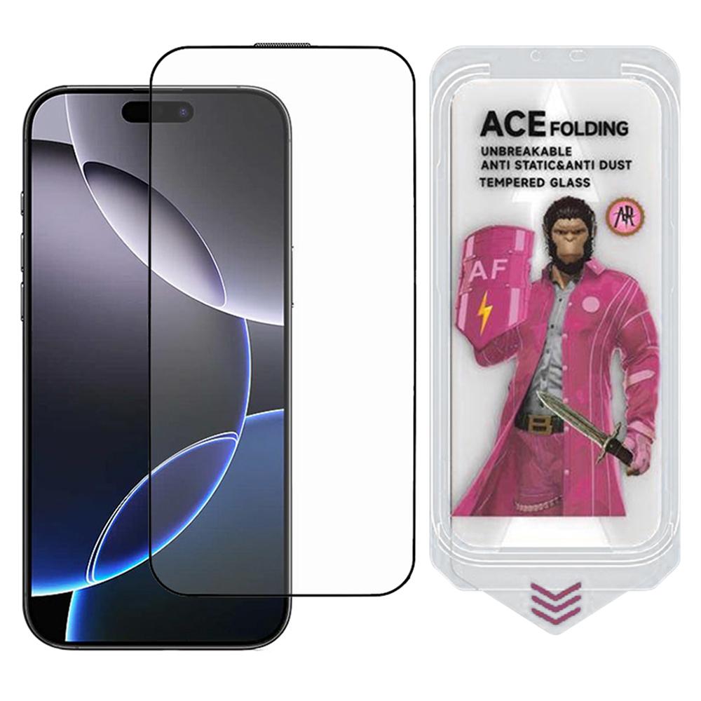 

ESHMILY For iPhone 16 Pro Max Screen Protector 2.5D Matte High Aluminium-Silicon Glass Film with Easy Installation Tool As Shown A