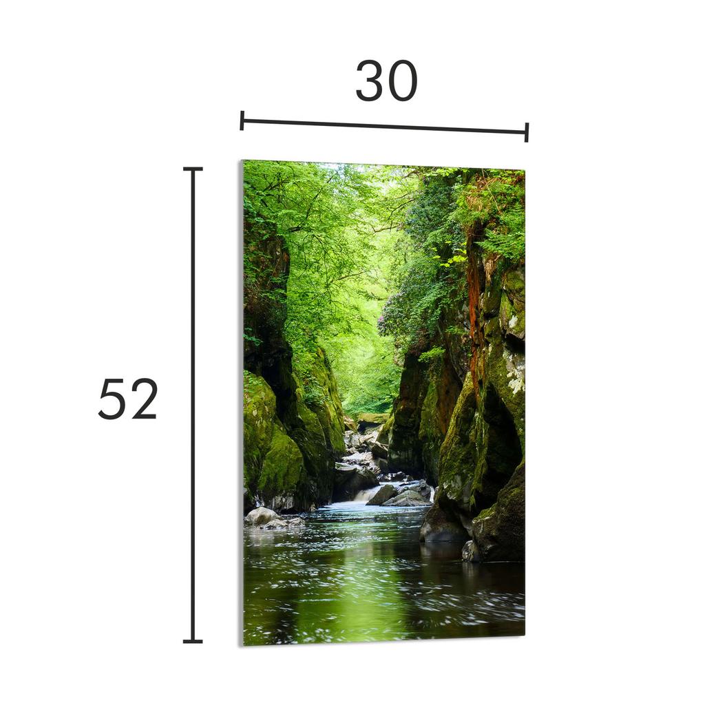 SZKLANA DESKA DO KROJENIA 30x52 Las