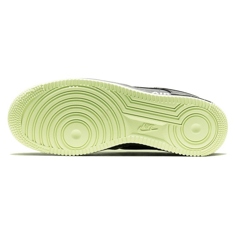 Nike Air Force 1 Low Ribbon - Volt Unisex Sneakers Black Barely-Volt CJ1393-003