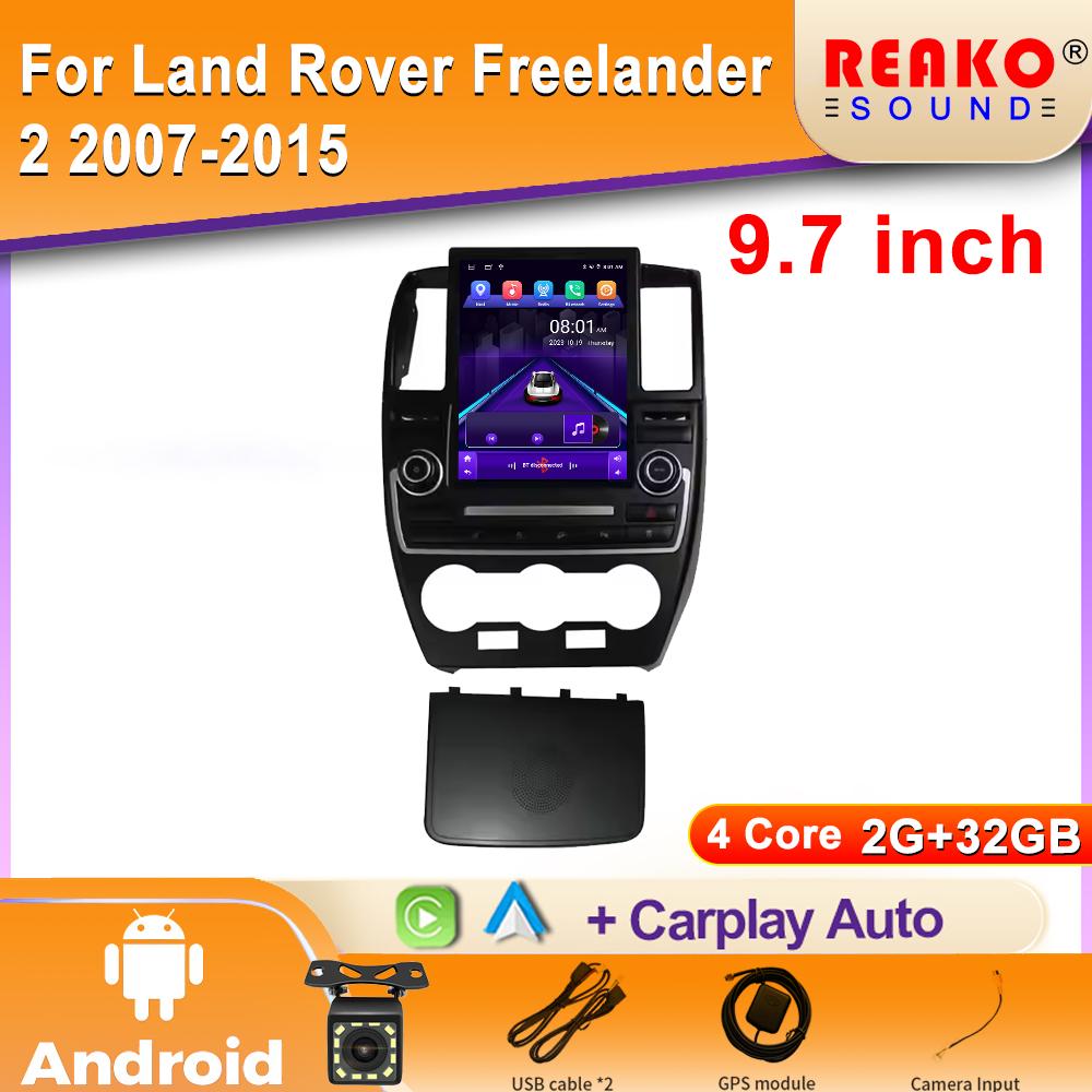 9,7 cala dla Land Rover Freelander 2 2007-2015 samochodowy multimedialny odtwarzacz wideo nawigacja GPS radio Android Auto Carplay 4G