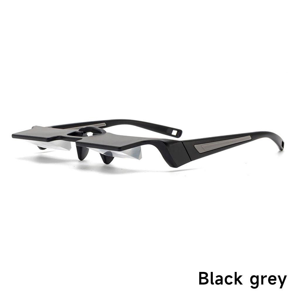 Prism Lazy Refractive Goggles Glasses Light-Weight 90° Horizontal Spectacles Reading Book Watching TV Lying Fishing Sunglasses