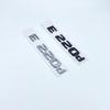 E200 E260 E300 E400 E450 E220d E350e E300de 4MATIC Chrome Black Letters Numbers Emblem For W213 Series Car Sticker Accessories