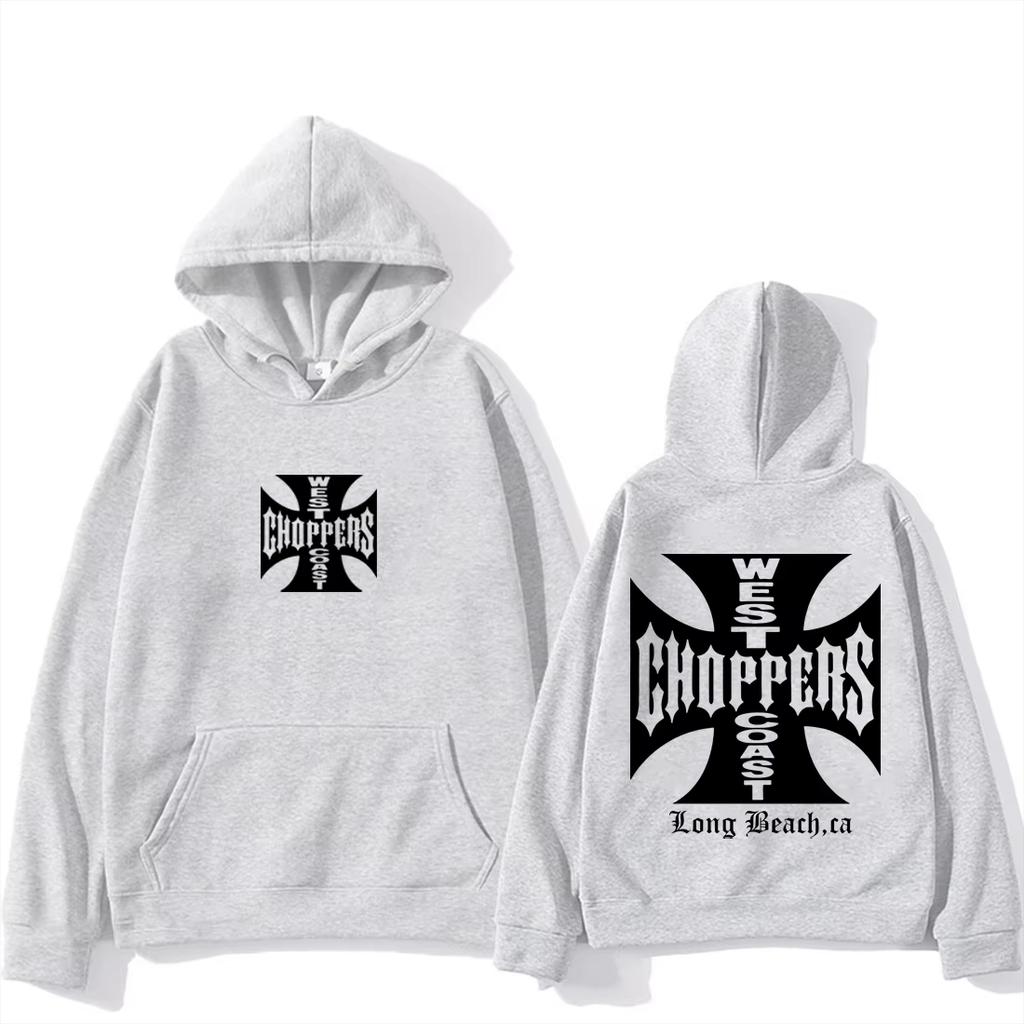 Paul Walker West Coast Choppers Hoodie Men Women's Oversized Fashion Top Hip Hop Clothes Fleece Long Sleeve Vintage Sweatshirt