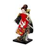 Yajuyi 25cm Japan Geisha Kimono Doll Figurine Japanese Souvenir Gift Foreigners Cabinet Store Bedroom Model Style Decoration Traditional Culture Dance