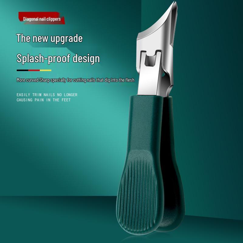 High-End Anti-Splash Large Slant Mouth Nail Clipper for Ingrown and Thick Toenails