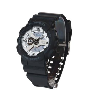 G-Shock Analogico Digitale Cinturino in Resina Quadrante Bianco Quarzo GA-110WD-1A 200M Orologio da Uomo