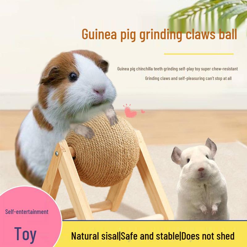 Guinea Pig & Small Animal Grinding Toys: Relieve boredom, grind teeth, nails for chinchillas, squirrels, rats, sugar gliders.