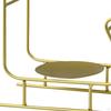 Candle Holder Tray Decor Fashion Christmas Sleigh Shape Candlestick Stand for Bedroom Drawing