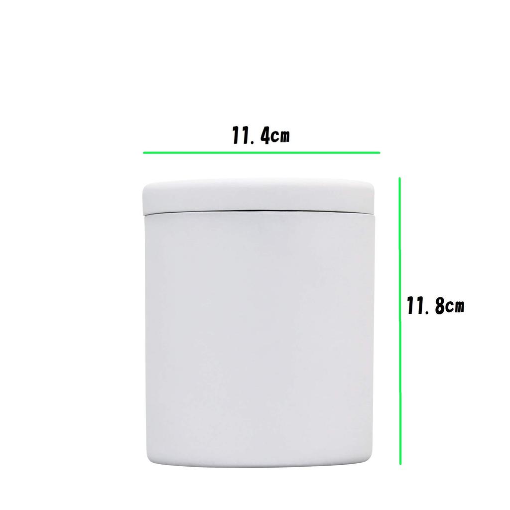 Omoide No Kashi [Reduces Mold Growth] Diatomaceous Earth Urn, Gentle On Ashes, Humidity Control, Deodorizing, Returnable To Earth, White, 3.5 Inches