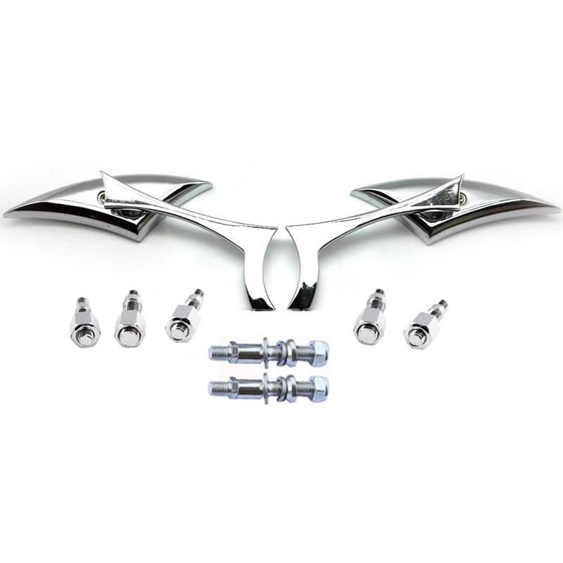 M8 M10 Motocyklová zpětná zrcátka pro Harley Dyna Electra Glide Road Glide Sportster 883 1200 Softail Pohled zezadu