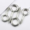 Nickel-Plated Self-Tapping Eyelet Hook Screw