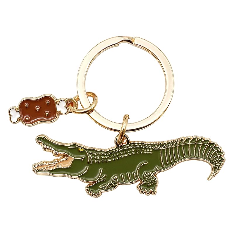 

animal Keyring [crocodile] animal cute key ring Z0112/KH
