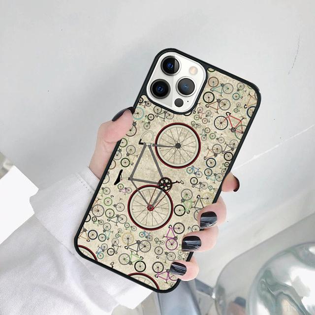 Radfahren Fahrrad Zyklus Lustige Handyhülle Abdeckung Für iPhone 17 Air 15 Pro MAX 16 Plus 14 12 11 13 coque
