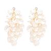 Elegant Pearl Petal Tassel Earrings - High-End, Versatile Design with a Touch of Luxury