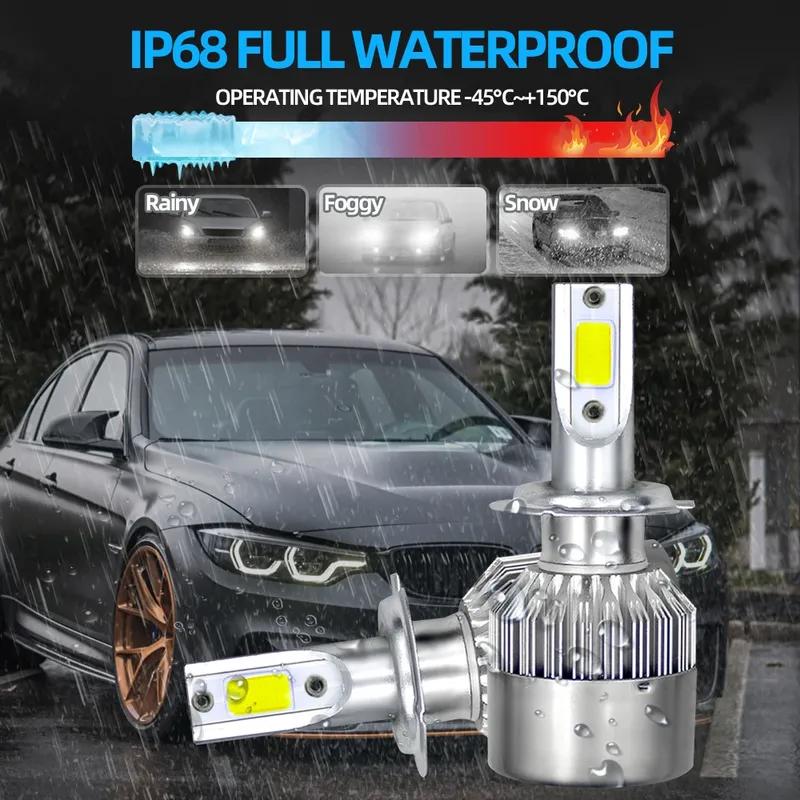

40000LM LED Car Headlight Bulbs H7 H11 Auto LED Headlamps High Low Beam For Hyundai Elantra 2013 2014 2015 2016 2017 2018 Low Beam (2PCS)
