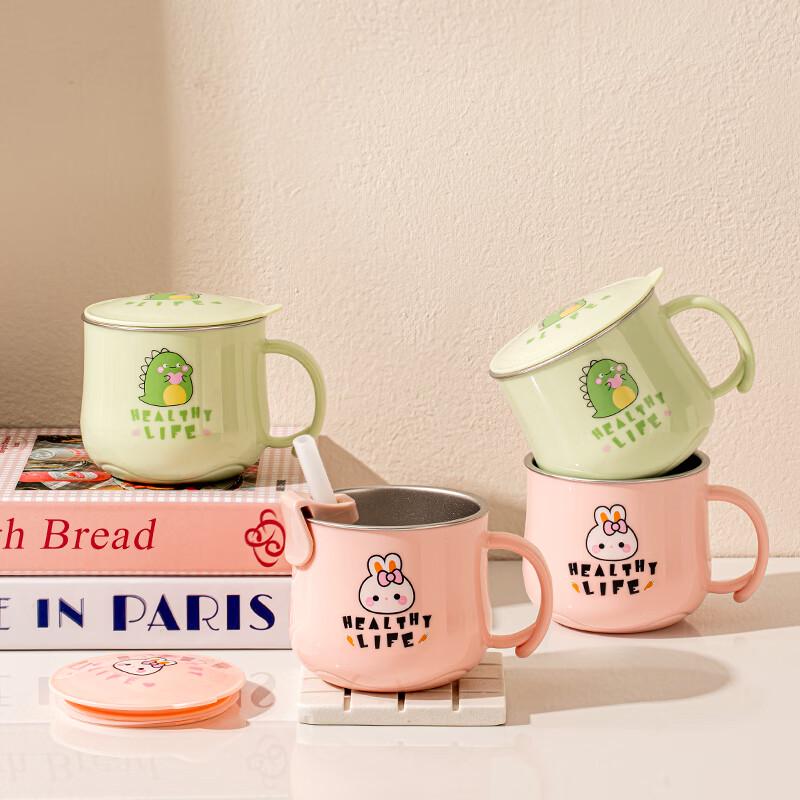 TREEJACK Детская поилка из нержавеющей стали 316L с трубочкой и крышкой