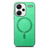 For Xiaomi Redmi Note 13 Pro+ 5G Leather Back Case Compatible with MagSafe Skin-Touch Phone Cover