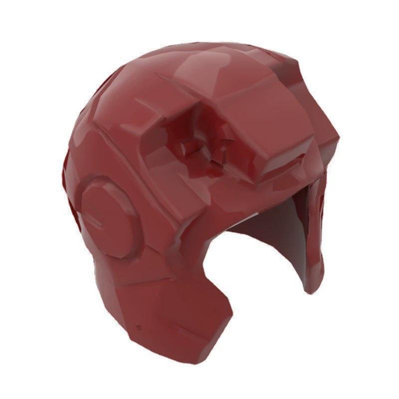 50g Domestic MOC Building Blocks: 10907 Minifigure Helmet & Spare Parts, Small Particle Assembly Compatible Standard
