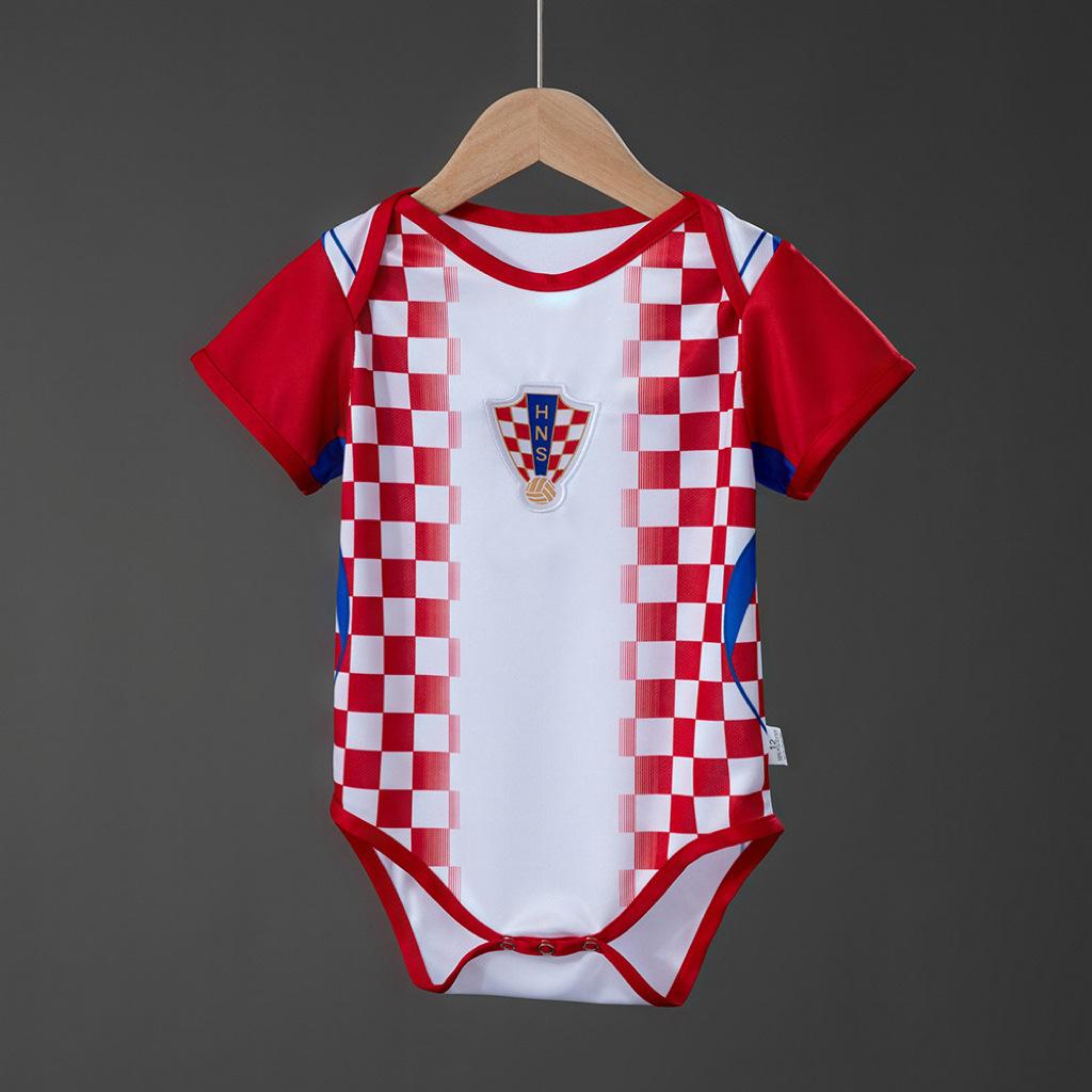 Cupro nickel 2026 Wereldbeker shirt baby voetbalshirt romper zomer sneldrogend ademend baby kruipkleding grensoverschrijdend populair 12 (12-18 months)
