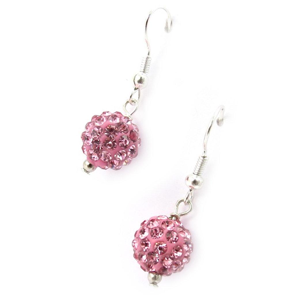 Les Trésors De Lily [K3235] - Boucles Créateur 'Sissi' rose