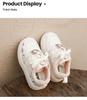 Girls' Trendy Lightweight White Sneakers for Spring/Autumn 2026