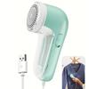 USB Plug-in Clothes Hairball Trimmer Clothes De-Baller Scraper, High Power, Fast Removal of Clothing Hairballs, Cute and Compact Shape
