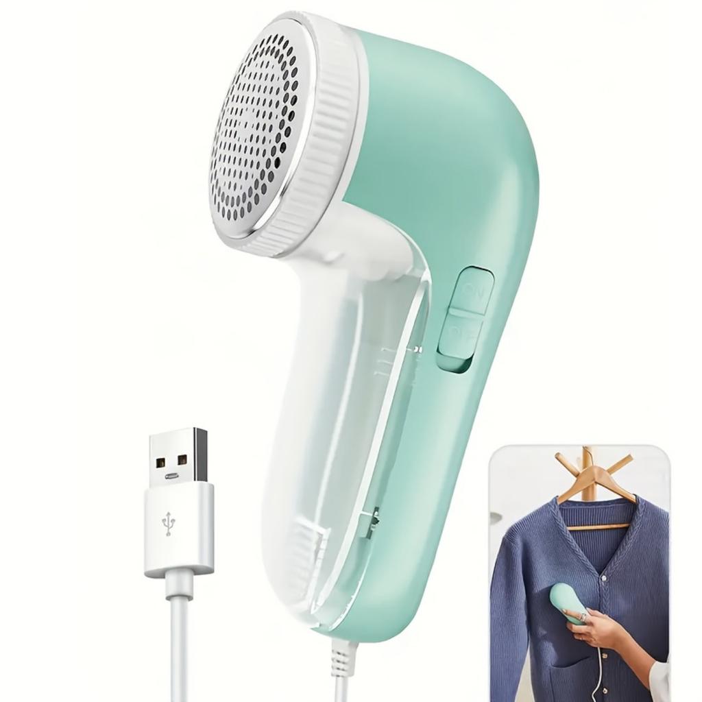 USB Plug-in Clothes Hairball Trimmer Clothes De-Baller Scraper, High Power, Fast Removal of Clothing Hairballs, Cute and Compact Shape