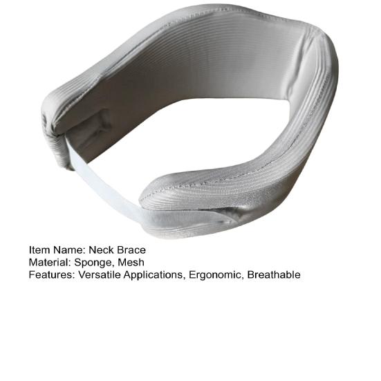 Neck Brace for Pain Relief Breathable Cervical Collar Posture Correction Anti-Snoring Neck Support for Office Workers Comfortable Sleep