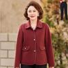 Stilvoller Wollmantel für Mütter - Mode für Frauen mittleren und höheren Alters - Frühling/Herbst