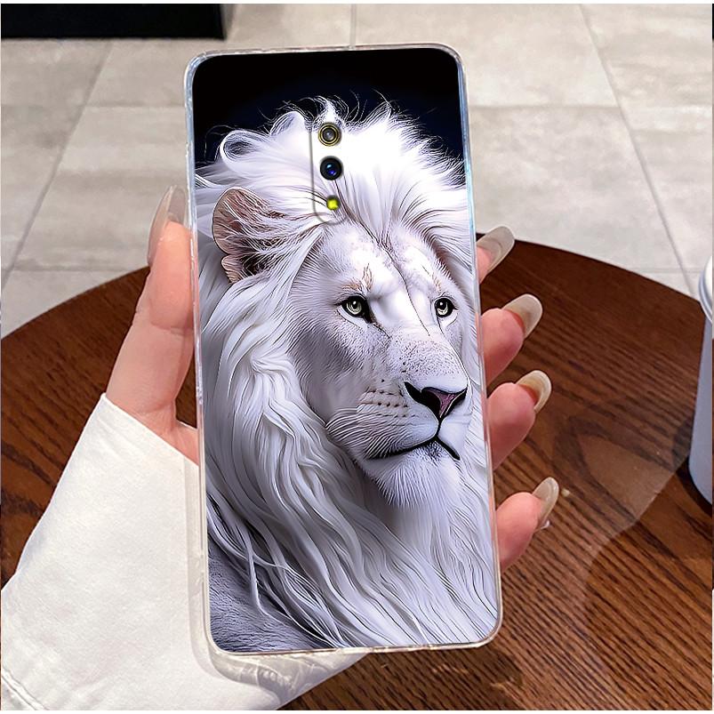 For OPPO K3 / Realme X Case RMX1901 RMX1903 Clear Luxury Cute Love Heart Rabbit Funny Phone Casing Soft Silicone TPU Back Cover