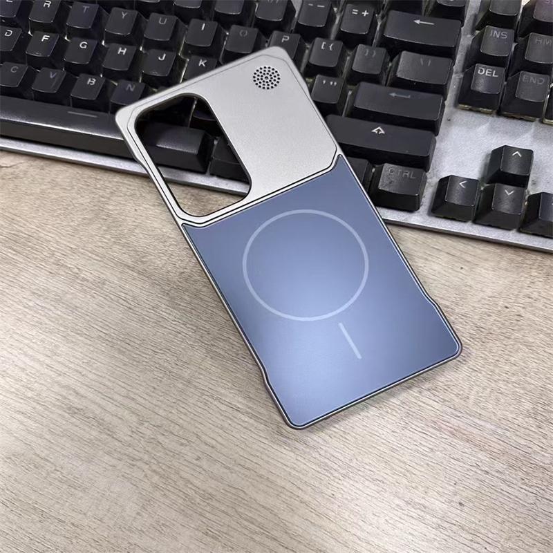 For Samsung Galaxy S25 S24 S22 S23 Ultra Case Shockproof Matte MagSafe Wireless Charging Frameless Aluminum Alloy Protective S25